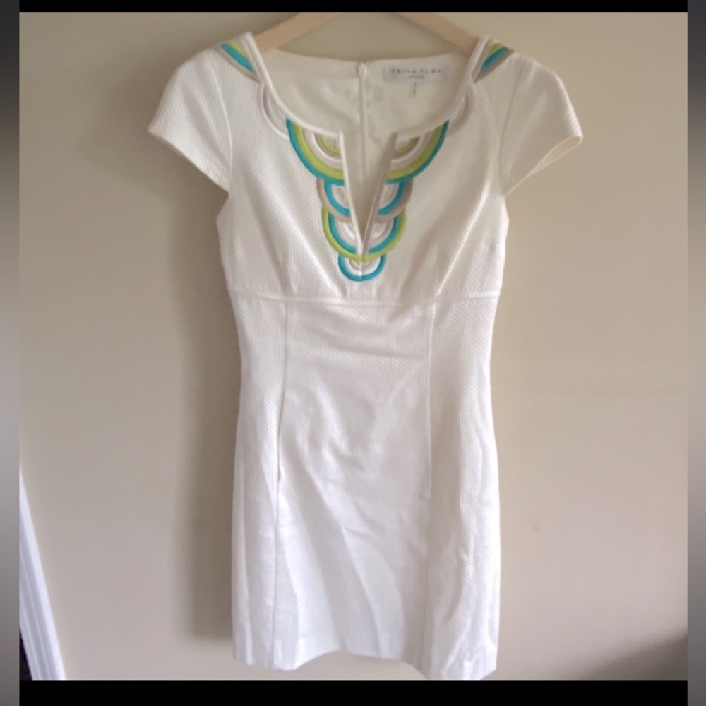 Trina Turk White Sheath Dress